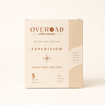 OVEROAD EXPEDITION single-serve pour over box, 5 sachets